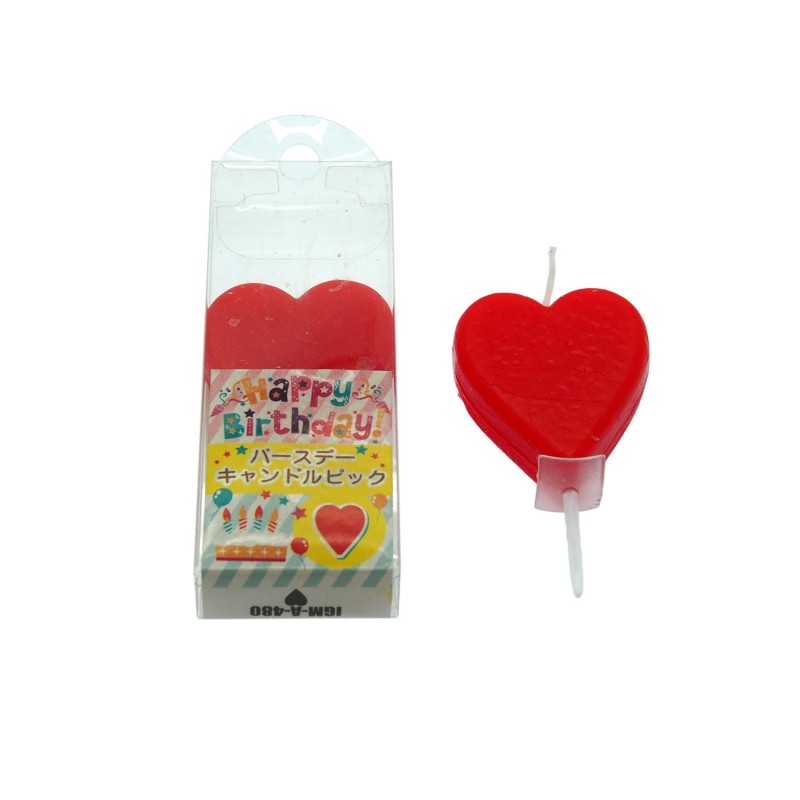 Birthday Cake Candle Heart